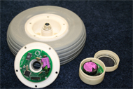 Figure 1. Data loggers for Electric Power Wheelchairs (left) and Manual Wheelchairs (right) 